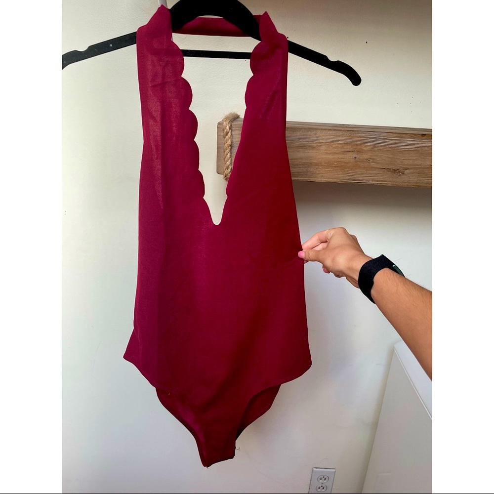 Scalloped Body Suit